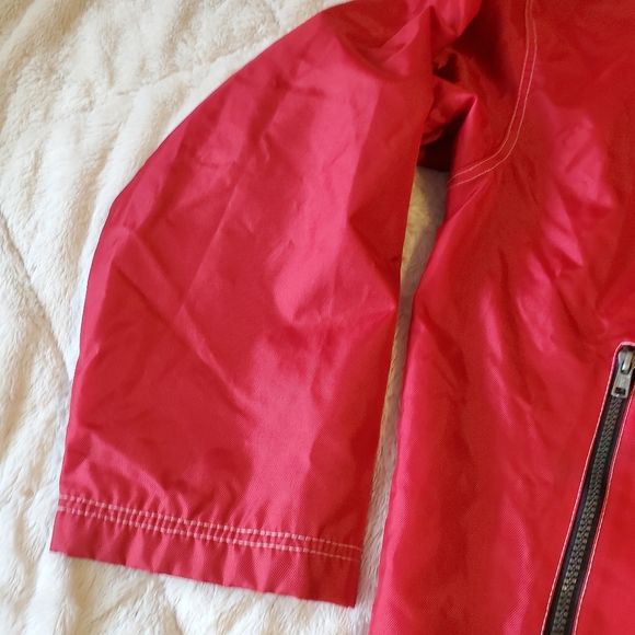 Budweiser Nylon Jacket XL Red Embroidered logos Mens Extra Large Hub-Capz - Picture 7 of 15